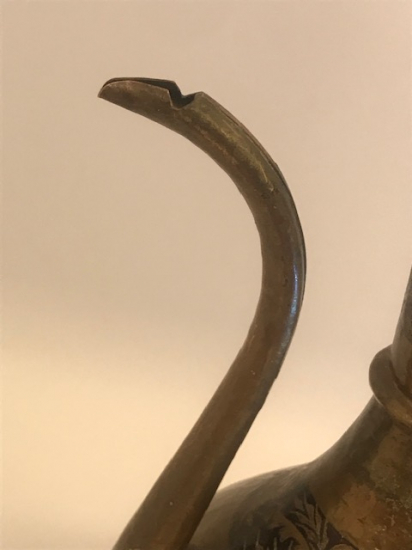 1960 ÜZERİ KALEM İŞLİ BAKIR İBRİK ERZİNCAN İŞİ