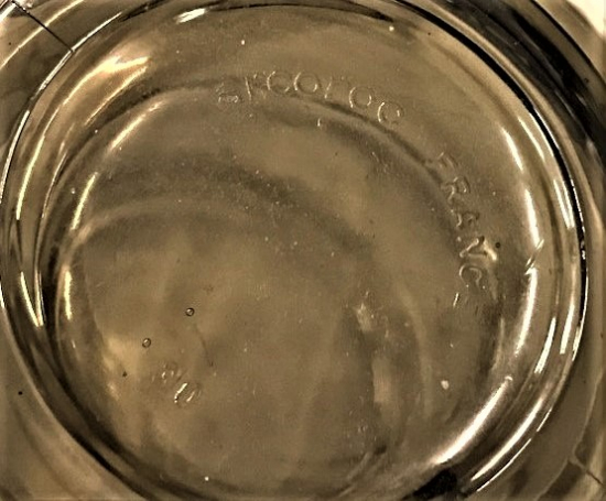 ARCOPAL FRANCE 6 KİŞİLİK CAY TAKIMI ŞEFFAF FÜME RENKDE CAM FRANSIZ MALI