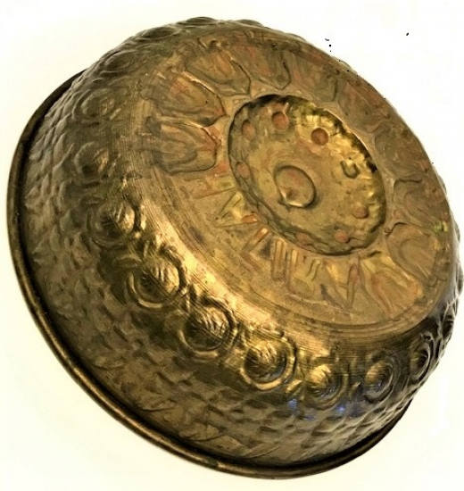 AY YILDIZ LALE MÖTİFLİ PİRİNC EL DÖGME HAMAM TASI