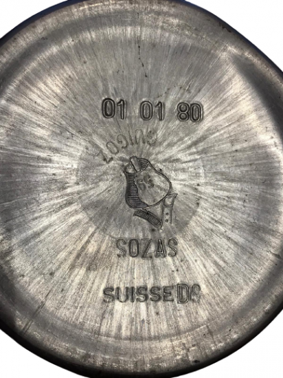 BEBEK MAMASI LAİT GUİGOZ 1980 Lİ YILLARIN ALUMİNYÜM KAPAKLI KUTU SWİTZERLAND İMALATI BOŞ KAB ORJİNAL ÖLCU KAŞIKLI