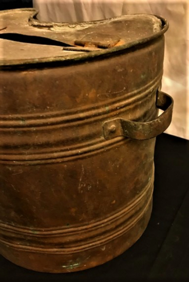 BERBER KAZANI SOBA ÜZERİNDE SU ISITMA KAZANI BAKIR KAPAKLI KAZAN