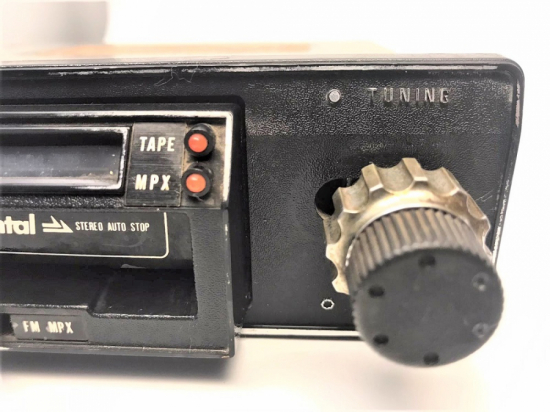 CONTİNENTAL OTO RADIO TEYP MODEL NO G 300 2 KANAL RADYO ORJİNAL JAPON MALI 1970 Lİ YILLAR