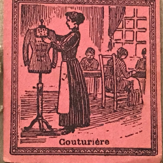 EGİTİM KÜLTÜRÜ 1900 YILLARDA BON POINT COUTURİERE FRANSADA OKULDA SINIFDA BAŞARI GÖSTEREN TALEBELERE VERİLEN KART