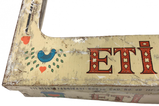 ETİ BÜSKÜİ TENEKE CAMLI KUTU KAPAGI