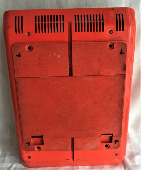 EUROPHON H10 İTALYAN MALI 1968 YIL ÜRETİMİ RADYO SAAT KIRMIZI RENK PİLLİ DUVAR İÇİN TASARLANMIŞ