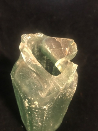 HASSAN BEY GAZOZ ŞİŞESİ FRANSIZCA VE OSMANLICA YAZILI DİBİNDE AY YILDIZ