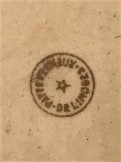 LİMOGES KAPAKLI PORSELEN MUCEVHER KUTUSU FIRANSIZ 1960