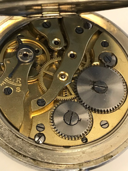 MEKANİK KURMALI AERA FRANSIZ EMAYE KADRAN CİFT KAPAKLI SORUNSUZ CEP SAATİ