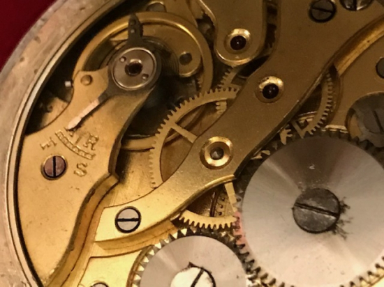 MEKANİK KURMALI AERA FRANSIZ EMAYE KADRAN CİFT KAPAKLI SORUNSUZ CEP SAATİ