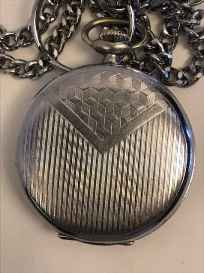 MEKANİK KURMALI AERA FRANSIZ EMAYE KADRAN CİFT KAPAKLI SORUNSUZ CEP SAATİ