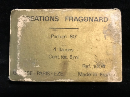 OREATIONS FRAGONARD 4 AYRI ŞİŞEDE 4 FARKLI KOKU ORJİNAL KUTUSUNDA REF 1004