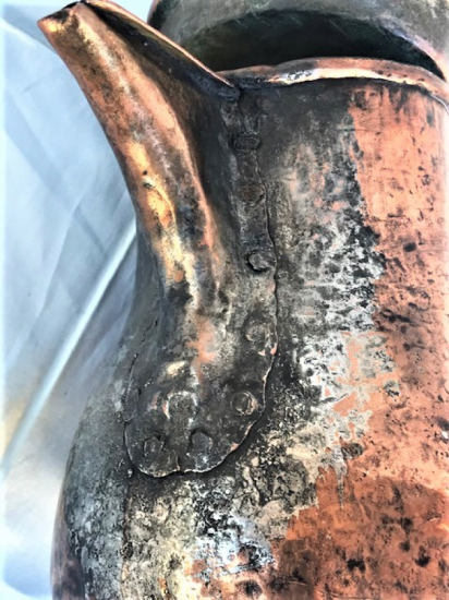 OSMANLI BAKIR KAHVEDAN İBRİK HER YERİ EL YAPIM