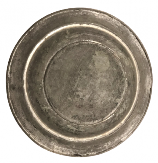 OSMANLI DAMGALI İKRAMLIK BAKIR EL DÖGME KALAYLANMIŞ İKRAM SUNUM TABAK