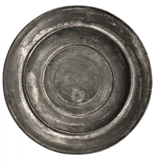 OSMANLI DAMGALI İKRAMLIK BAKIR EL DÖGME KALAYLANMIŞ İKRAM SUNUM TABAK