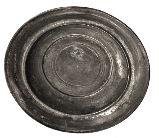 OSMANLI DAMGALI İKRAMLIK BAKIR EL DÖGME KALAYLANMIŞ İKRAM SUNUM TABAK