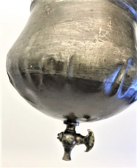 OSMANLI SEYYAR BERBER CEŞMESİ BAKIR EL DÖGME VE SICAK DEMİR KUPLU