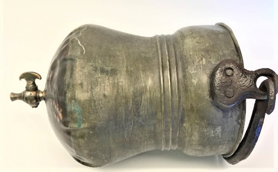 OSMANLI SEYYAR BERBER CEŞMESİ BAKIR EL DÖGME VE SICAK DEMİR KUPLU