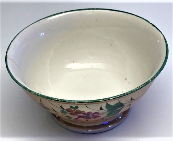 OSMANLI VE CARLIK DÖNEMİ KUZETSOV PORSELEN RUS EL BOYAMA CİCEKLİ KASE