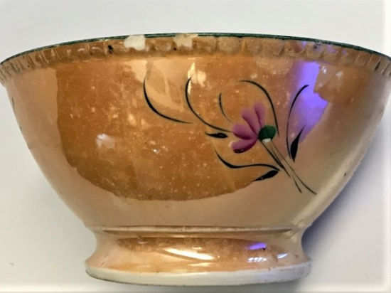 OSMANLI VE CARLIK DÖNEMİ KUZETSOV PORSELEN RUS EL BOYAMA CİCEKLİ KASE