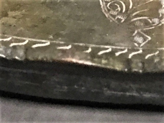 OSMANLI YIGMA EL DÖGME BAKIR İÇERSİ KOMPLE KALEM EL İŞCİLİKLİ TEPSİ