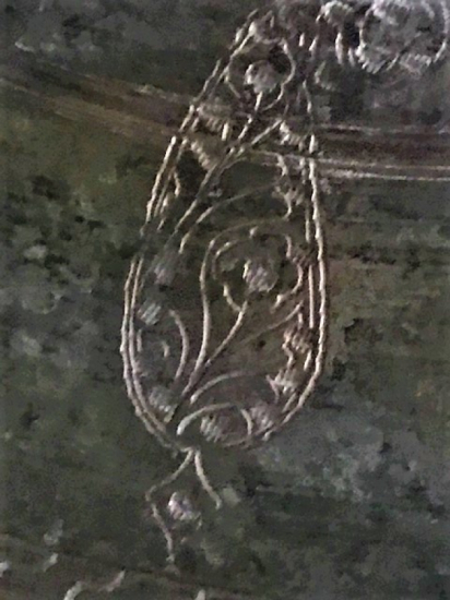 OSMANLI YIGMA EL DÖGME BAKIR İÇERSİ KOMPLE KALEM EL İŞCİLİKLİ TEPSİ