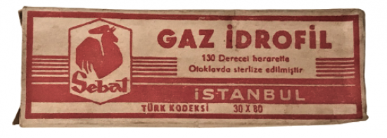 SEBAT GAZ İDROFİL KARTON KUTUSUNDA DOLU SARGI BEZİ