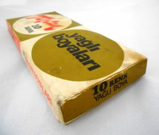 TURCAN MARKA KUTUSUNDA KULLANILMIŞ YAĞLI BOYA