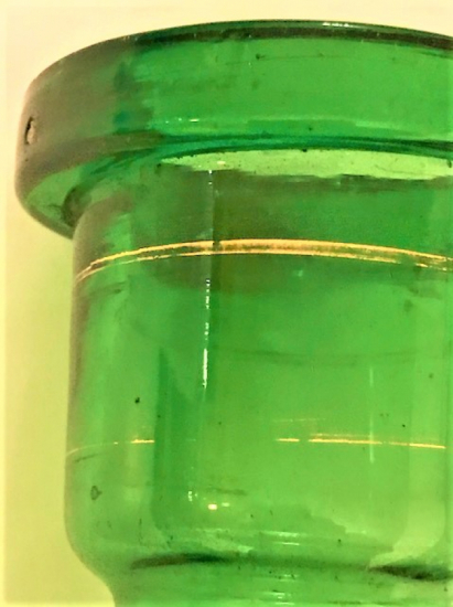 ZENNE BOY YESİL CAM NARGİLE ŞİŞESİ ALTIN YALDIZ EL CEKME