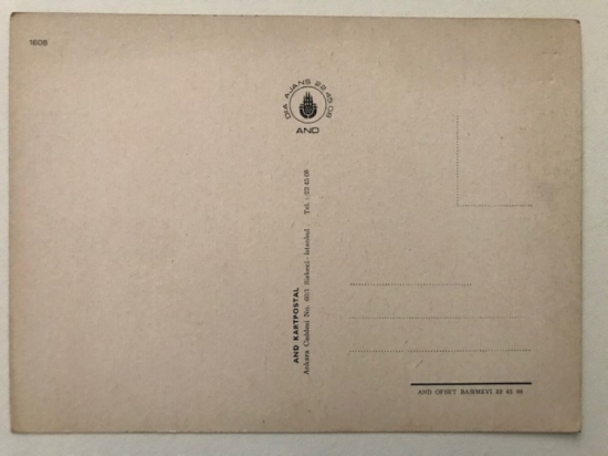 AND KARTPOSTAL JUMBO BOY RENKLİ BASKI GÖCERLER YAYLADA CADIR ÖNÜNDE TEMALI 23 X 15