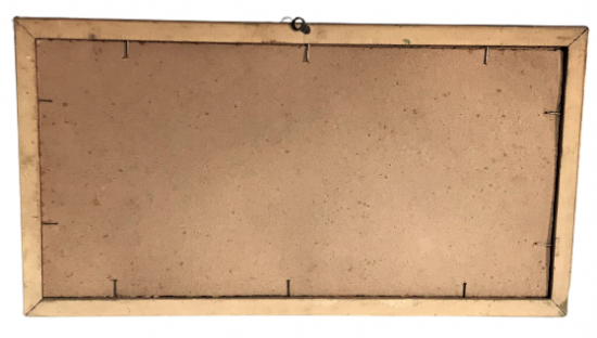 CAM ALTI BİSMİLLAHİRRAHMANİRRAHİM AHŞAP MASİF ORJİNAL CERCEVESİNDE