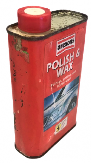 EREXONS POLİSH & WAX TENEKE KAPAKLI KUTUSUNDA OTO CILASI 500 GR ORJİNAL DOLU PASTA