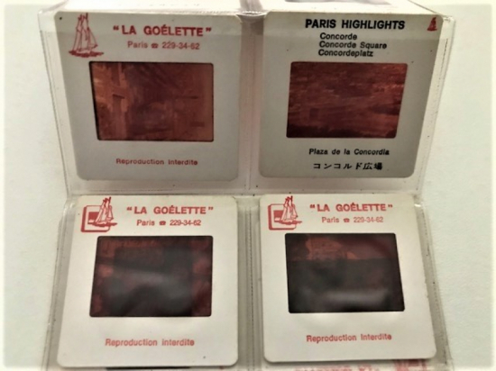 LA GOELETTE PARİS PANORAMAS LES EDİTİONS 10 DİAPOSİTİVES CAULEUR