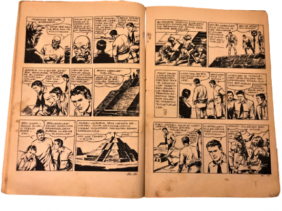 TEKS HAFTALIK MECMUA NO:24 68 SAYFA 125 KURUŞ KÜCÜK BÜYÜK HERKESİN MECMUASI CİZGİ ROMAN