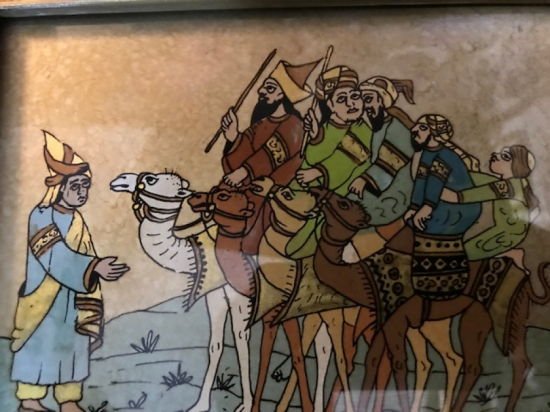 CAM ALTI CÖLDE DEVELER BEDEVİLER CERCEVELİ