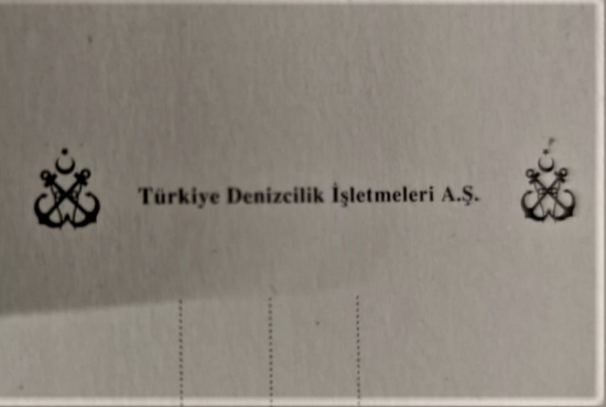 DİYARBAKIRLI TAHSİN İMZALI 1926 CUMHURİYET VAPURU TÜRKİYE DENİZCİLİK İŞLETMELERİ KARTPOSTAL