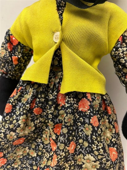 FATOŞ TÜRK MALI YERLİ OYUNCAK ELBİSELİ ŞAPKALI UCAN CADI BEZ BEBEK