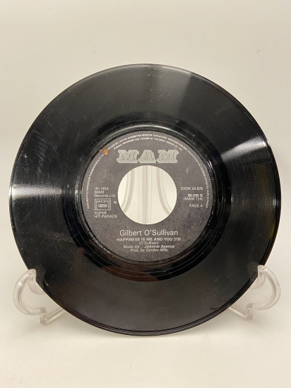 GİLBERT O'SULLİVAN HAPPINESS IS ME AND YOU - BREAKFAST DINNER AND TEA 45 LİK KUTULU YABANCI PLAK