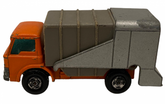 İNGİLİZ MATCHBOX SUPERFAST SERİES REFUSE TRUCK NO 7 KOLEKSİYONLUK OYUNCAK ÇÖP KAMYONU
