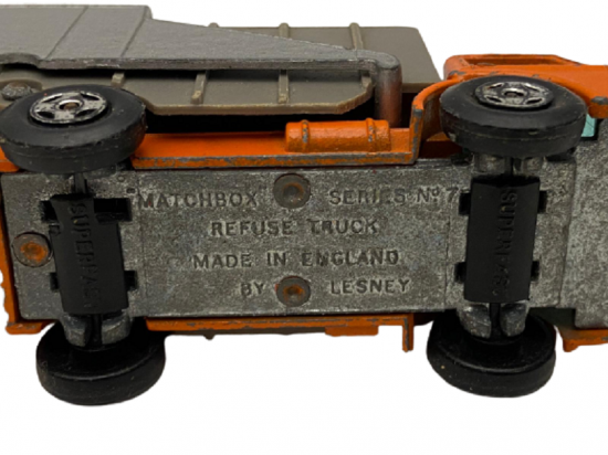 İNGİLİZ MATCHBOX SUPERFAST SERİES REFUSE TRUCK NO 7 KOLEKSİYONLUK OYUNCAK ÇÖP KAMYONU