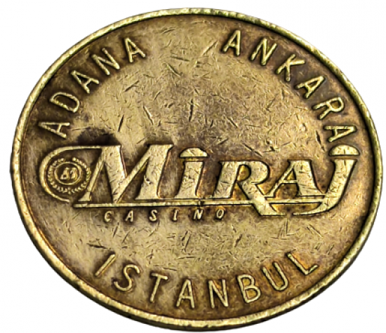 MİRAJ ADANA ANKARA İSTANBUL PİRİNC YUVARLAK CAZİNO JETON