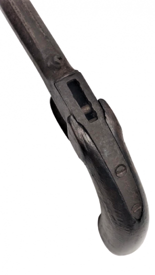 OSMANLI EL YAPIM AHŞAP KABZA SICAK DÖGME CELİK CAKMAKLI TABANCA HOROZU EKSİK KOLEKSİYONLUK