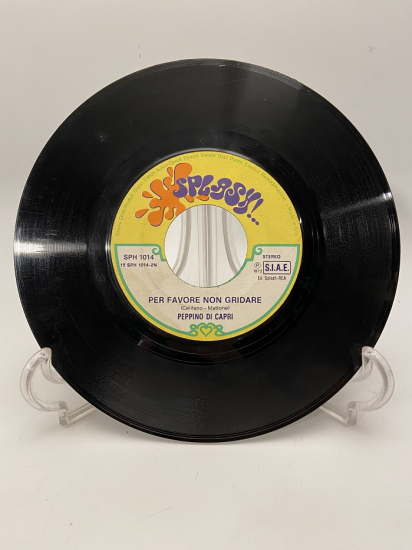 PEPPINO DI CAPRI UN GRANDE AMORE E NIENTE PIU - PER FOVORE NON GRIDARE 45 LİK KUTULU YABANCI PLAK