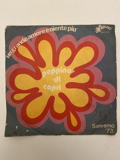 PEPPINO DI CAPRI UN GRANDE AMORE E NIENTE PIU - PER FOVORE NON GRIDARE 45 LİK KUTULU YABANCI PLAK