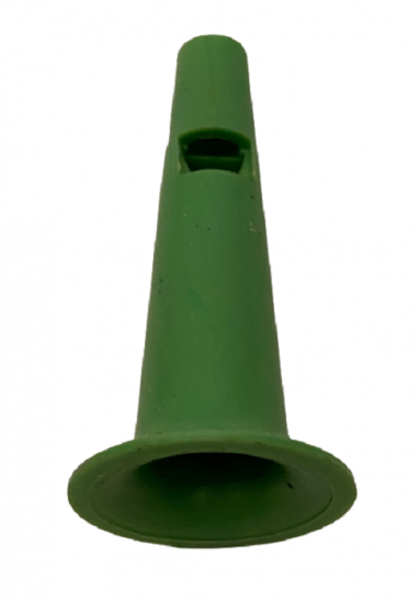 RETRO ZURNA FORMUNDA YEŞİL SERT PLASTİK YERLİ DÜDÜK