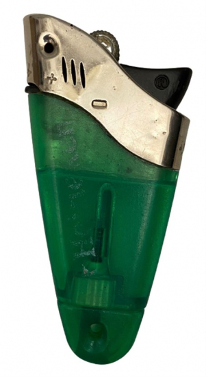 RONSON LİGHTER GAZLI CARKLI MEKANİK CAKMAK TAŞLI YEŞİL RENKDE ANAHTARLIK ÇAKMAK