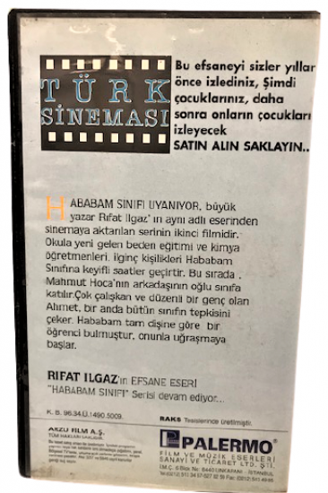 VHS SİNEMA KASEDİ HABABAM SINIFI UYANIYOR KEMAL SUNAL ŞENER ŞEN ERTEM EGİLMEZ ARZU FİLM