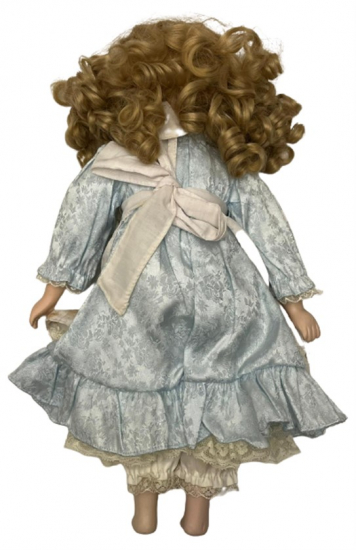 YÜZÜ ELLERİ PORSELEN VE EL BOYAMA YAPIMI EL DİKİM KUMAŞ ELBİSELİ YÖRESEL OYUNCAK KIZ COCUK BERBEK