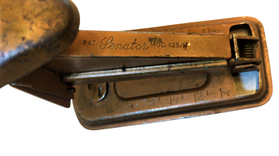 1940 SENATOR STAPLER MOD.425/N AVUSTURYA ÜRETİMİ METAL ANTİKA TEL ZIMBA KOLEKSİYON ÜRÜNÜ