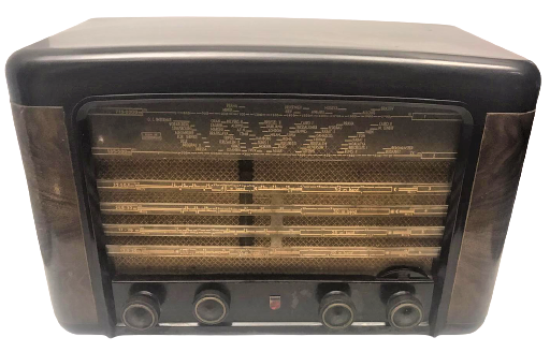 1949 YILLARIN BX490A10 PHILIPS RADYO LAMBALI BAKALİT COK TEMİZ RADIO CALIŞTIGINDA MÜTHİŞ GÖRSELE SAHİPDİR