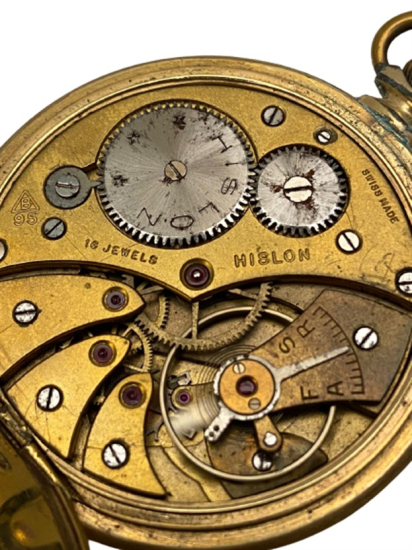 1950 SWISS MADE HISLON 16 JEWELS MEKANİK KURMALI KÖSTEKLİ SAAT SORUNSUZDUR